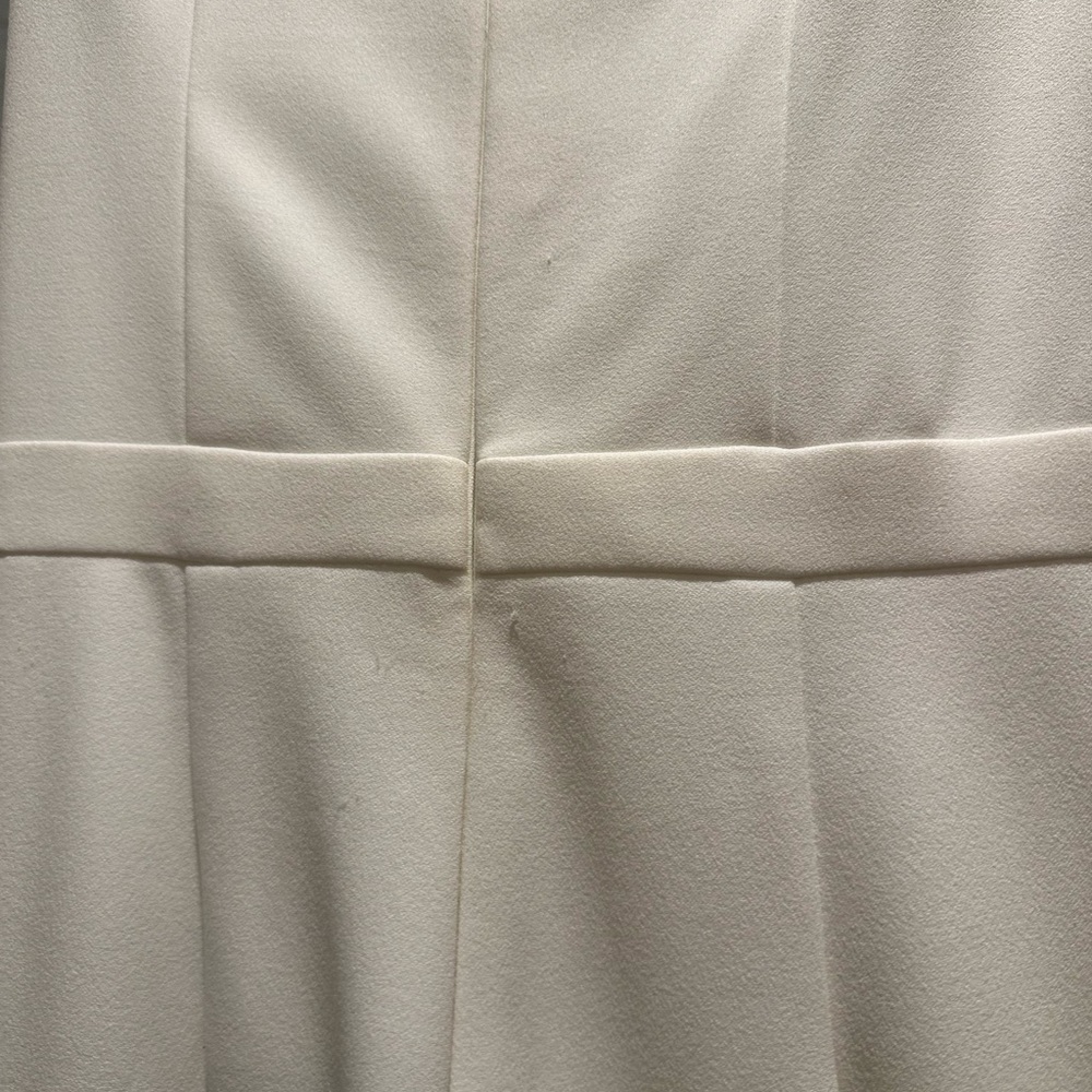 Xscape Strapless off shoulder white jumpsuit size 4 - Picture 5 of 8